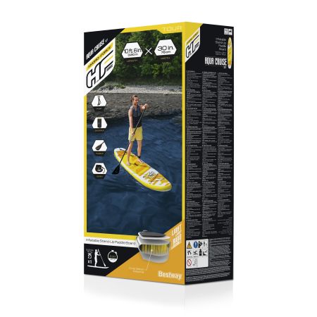 SUP-доска "Aqua Cruise" 320x76x12см, насос, весло, лиш, ремнабор, сумка, до 110кг, Bestway 65348 BW