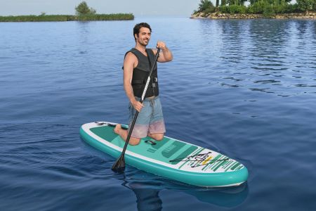 SUP-доска "HuaKa'i" 305x84x15см, насос, весло, лиш, ремнабор, сумка, до 130кг, Bestway 65346 BW