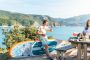 SUP-доска All-Round iSUP Tropic 10'2 310х79х12см, насос, алюм. весло, лиш, киль, сумка, до 110 кг, Aqua Marina PA-25T310