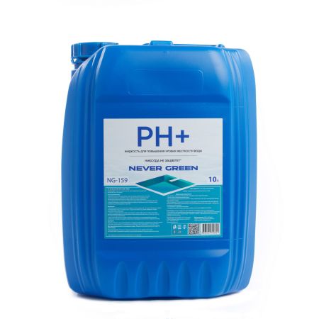 РН+   , 10л, канистра,  жидкость для повышения уровня жесткости воды, NeverGreen NG-159