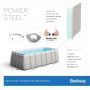 Каркасный бассейн Power Steel 404х201х100см, 6478л, песч.фил.-нас. 2006л/ч, лестница, Bestway 56442 BW