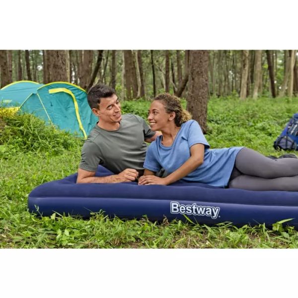 Надувной матрас 137х191х22см, эл.насос 220В, до 150кг, Bestway 67287 BW