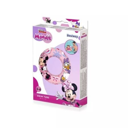 Надувной круг 56см "Minnie Mouse" 3-6 лет, Bestway 91040 BW