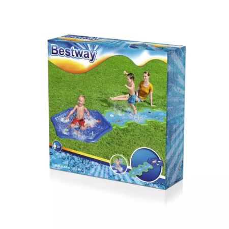 Детская игровая площадка 335х150см с разбрызгивателем "Космическое приключение" от 2 лет, Bestway 52571 BW