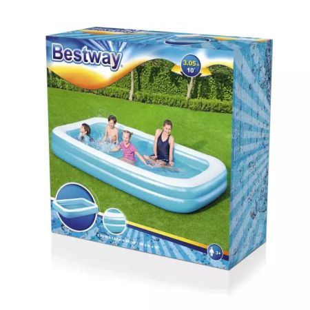Детский надувной бассейн 305х183х46см, 850л, от 3 лет, Bestway 54150 BW