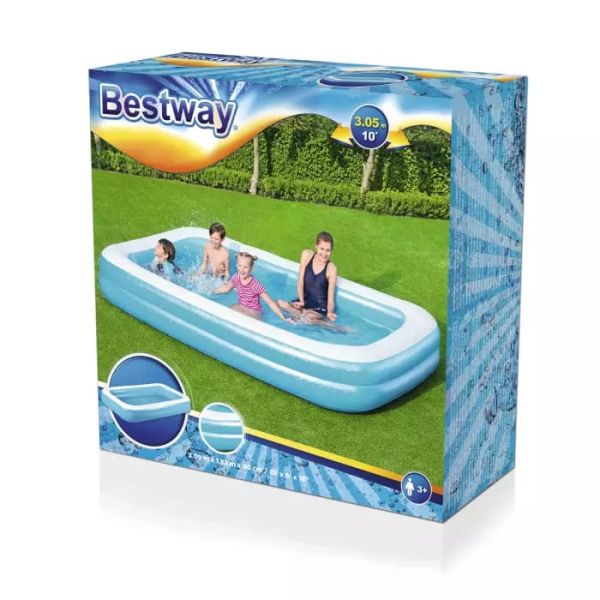 Детский надувной бассейн 305х183х46см, 850л, от 3 лет, Bestway 54150 BW