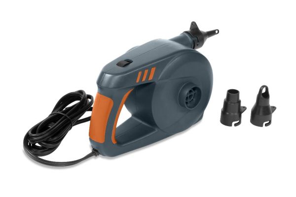 Насос электрический 12В "Powergrip DC" от прикуривателя, повыш.мощн., 680л/м, 3 насадки в комплекте, Bestway 62164 BW