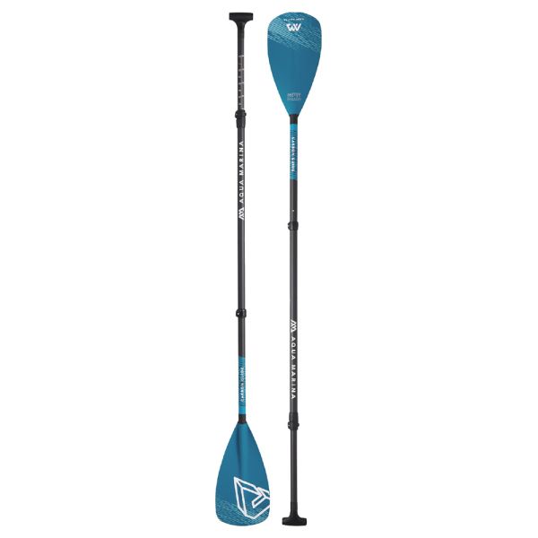 Весло "CARBON GUIDE" для SUP-доски, карбон, трехсекционное, регулируемое 180-220 см, Aqua Marina B0303014