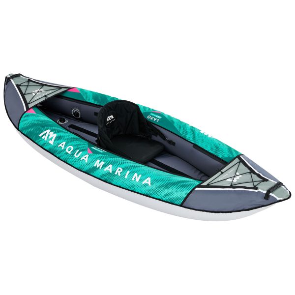 Надувной каяк "Laxo-285" 285x90см, весло, сиденье, киль, сумка, до 110кг, Aqua Marina LA-285