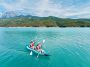 Надувная байдарка Kayak Glider-412 412x83х42см, весла, сиденья, киль, до 180кг, Aqua Marina PA-25GD02