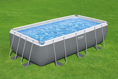 Каркасный бассейн Power Steel 404х201х100см, 6478л, песч.фил.-нас. 2006л/ч, лестница, Bestway 56442 BW