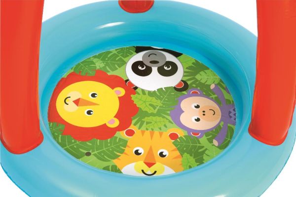 Игровой центр 89x89x84см "Зверюшки Fisher Price" с мячами (15шт), от 2 лет, Bestway 93541 BW