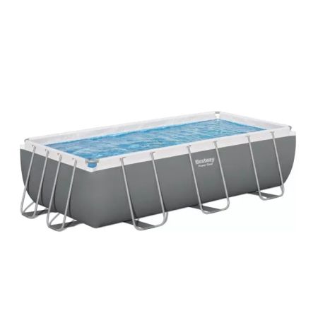 Каркасный бассейн Power Steel 404х201х100см, 6478л, песч.фил.-нас. 2006л/ч, лестница, Bestway 56442 BW
