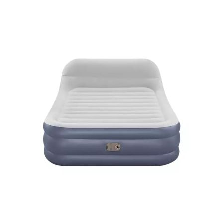 Надувная кровать 152х226х84(46)см "SleekFlow" с изголовьем, встр.нас. 220В, Bestway 67923 BW