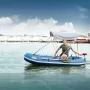 Надувная лодка "Classic Boat", 300х134см, алюм.вёсла, насос, сиденья, до 380кг (крепление под эл.мотор), Aqua Marina BT-88891