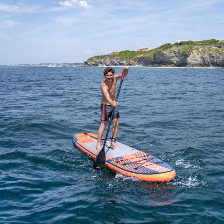 SUP-доска "Atlas" 366х86х15см, насос, лиш, киль, ремнабор, сумка, до 180кг, Aqua Marina BT-23ATP