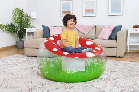 Надувное кресло "Mighty Mushroom" 112x112x66см, до 75 кг, от 6 лет, Bestway 75123 BW
