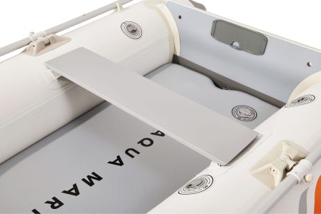 Надувная лодка "DELUXE U-TYPE 2.98m", 298х155см, алюм.вёсла, насос, сумка, до 360кг, Aqua Marina BT-UD298
