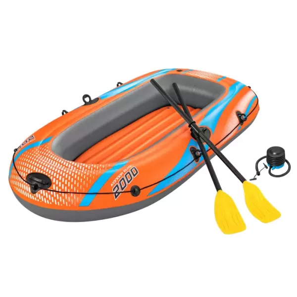 Надувная лодка "Kondor Elite 2000" 196х106см, весла, насос, до 120 кг, Bestway 61141 BW