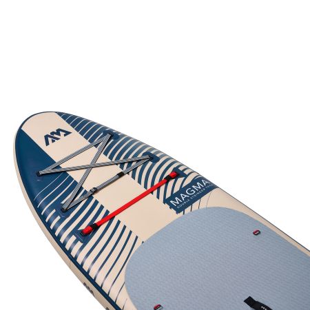 SUP-доска "Magma" 340х84х15см, насос, весло, лиш, киль, ремнабор, сумка, до 150кг, Aqua Marina BT-23MAP