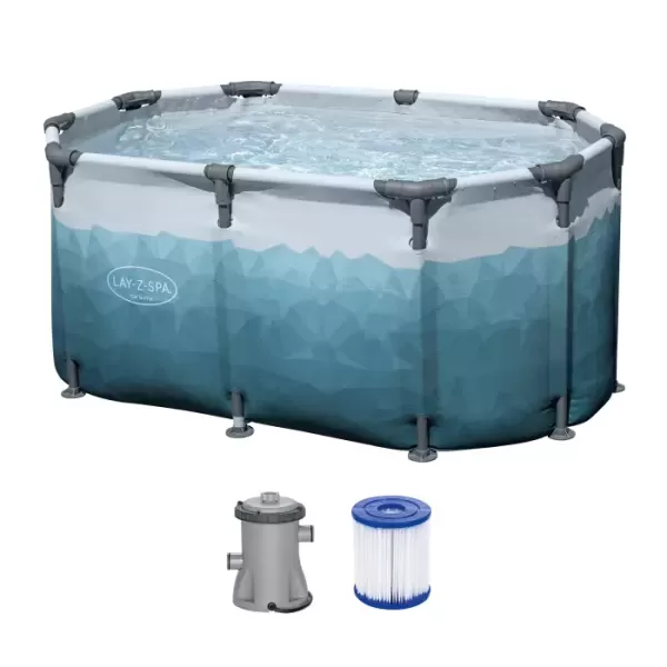 Ледяная купель "Glacial dip Ice bath tub"  150x90x65cm, 431л, фильтр-насос 1249л/ч, тент