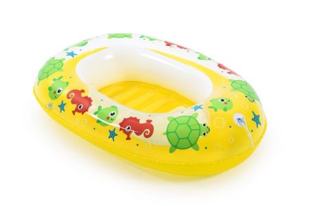 Надувная лодочка 102х69см "Подводный мир" с окошком, 3-6 лет, Bestway 34037 BW