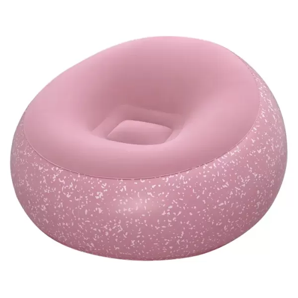 Надувное кресло 112x112x66см "Inflate-A-Chair" розовое, до 100кг