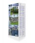 Каркасный бассейн Power Steel 427x122см "Камень" 15232л, фил.-нас. 3028л/ч, лестн., тент, попл.-доз., Bestway 56993 BW