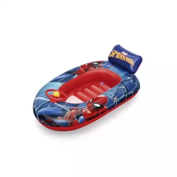 Надувная лодочка 112х71см "Spider-Man" с окошком, 3-6 лет, Bestway 98009 BW