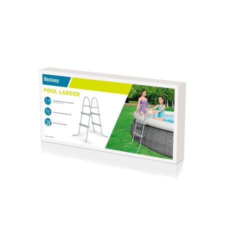 Лестница для бассейнов до 84см, 2 ступеньки, без площадки, Bestway 58430 BW