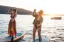 SUP-доска All-Round iSUP Tropic 10'2 310х79х12см, насос, алюм. весло, лиш, киль, сумка, до 110 кг, Aqua Marina PA-25T310