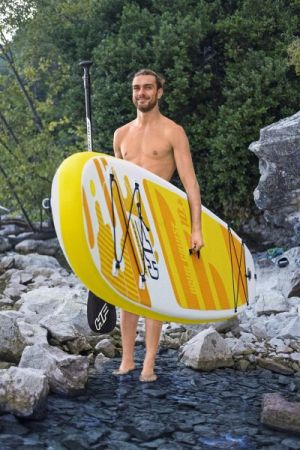 SUP-доска "Aqua Cruise" 320x76x12см, насос, весло, лиш, ремнабор, сумка, до 110кг, Bestway 65348 BW
