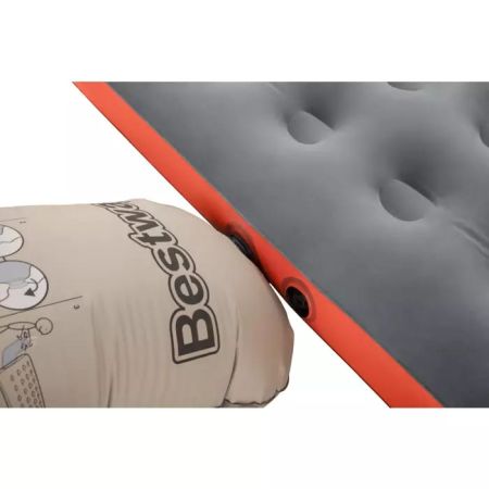 Надувной матрас 152х203х22см "Roll & Relax" с сумкой-насосом, до 300кг, Bestway 67703 BW