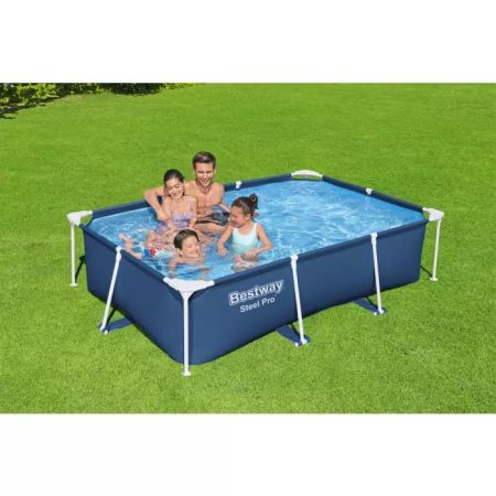 Каркасный бассейн Steel Pro 259х170х61см, 2300л, Bestway 56403 BW
