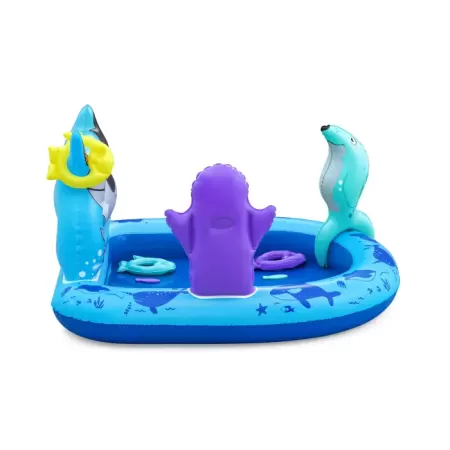 Детский надувной бассейн 134x131x73cм "Polar Pals" с игрушками, 84 л, от 2 лет, Bestway 53156 BW