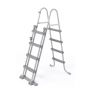 Каркасный бассейн Power Steel 488x122см "Камень" 19480л, фил.-нас. 5678л/ч, лестн., тент, попл.-доз., Bestway 56966 BW