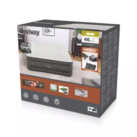Надувная кровать 152х203х46см, встр.насос 220В, до 300кг, Bestway 69050 BW