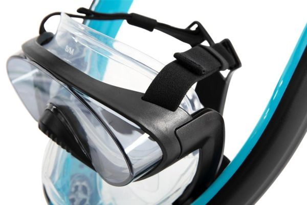 Маска полнолицевая для снорклинга SeaClear Flowtech, р-р S/M, от 14 дней, Bestway 24060 BW
