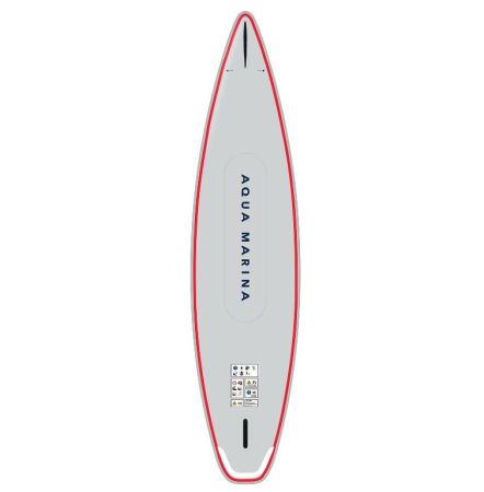 SUP-доска "Hyper 12'6" Navy" 381х81х15см, насос, лиш, киль, ремнабор, сумка, до 170кг, Aqua Marina BT-23HY02