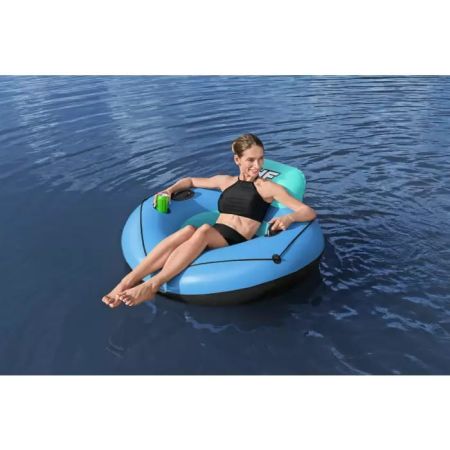 Надувной круг-кресло 119см (106х106х45см) "Whitecap Rider" с ручками, до 90кг, Bestway 43108 BW