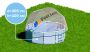 Круглый купольный тент Pool Tent на бассейн диаметром 305см, синий, Pool Tent PT305-B