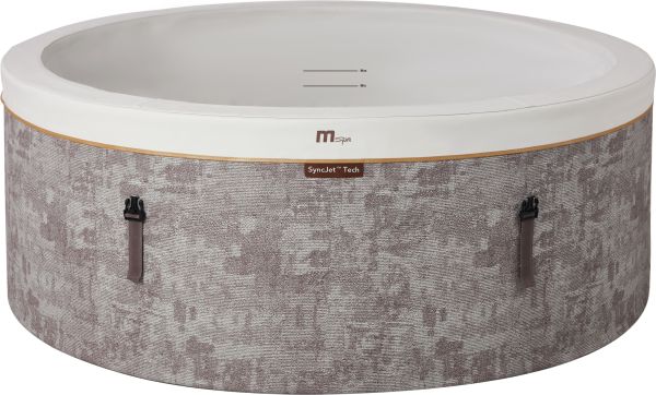 СПА-бассейн 180х65см "Cocoon" 850л, круглый, гидромассаж, аэромассаж(3 коробки A.B.C.), MSpa F-CO066WE