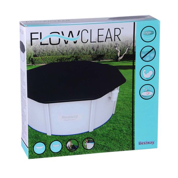 Тент для стальных бассейнов 300х120см (D355см), Bestway 58291 BW