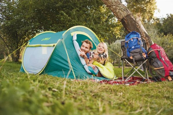 Палатка 2-местная 235x145х100см "Coolmount 2" 1 слой, 190Т polyester PU, 2000мм, 120гр/м2 PE, Bestway 68086 BW