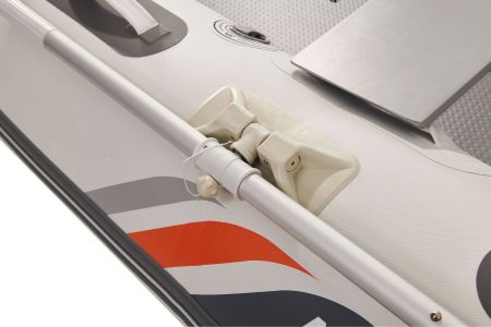 Надувная лодка "DELUXE U-TYPE 2.98m", 298х155см, алюм.вёсла, насос, сумка, до 360кг, Aqua Marina BT-UD298