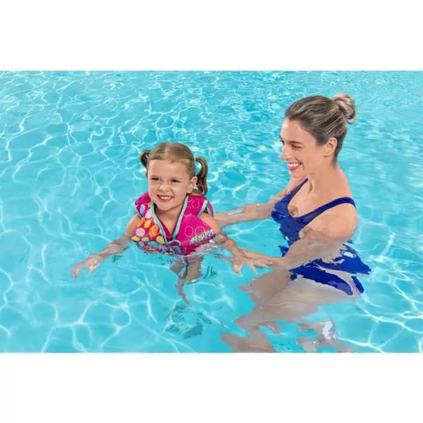 Жилет для плавания с пенопл. встав., 18-30кг, 3-6 лет, 2 цвета, Bestway 32177 BW