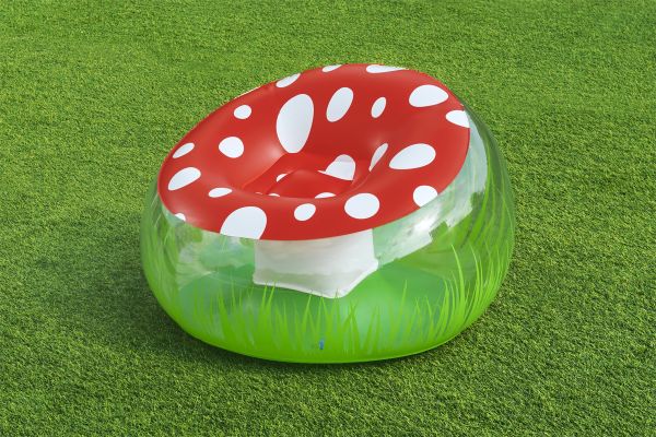 Надувное кресло "Mighty Mushroom" 112x112x66см, до 75 кг, от 6 лет, Bestway 75123 BW